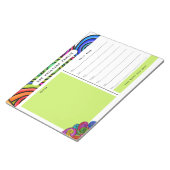 Regenboog Waterverf Doodle Kalender en Notities Notitieblok (Schuin)