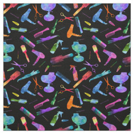 Regenboog Waterverf Haar Stylist Salon Haarstylist Stof