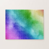 Regenboog Waterverf Legpuzzel (Horizontaal)