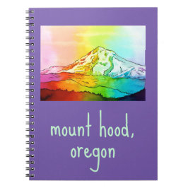 Regenboog Waterverf Mount Hood Notitieboek