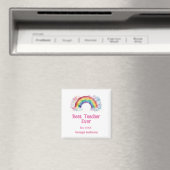 regenboog waterverf pastel beste leraar ooit est magneet (Insitu (Vaatwasser))