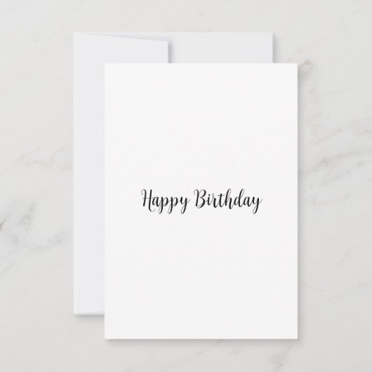 Regenboog Waterverf Roos Verjaardag Kaart (Achterkant)