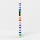 Regenboog Waterverfkwast Streeppatroon Case-Mate iPhone Case (Achterkant/rechts)