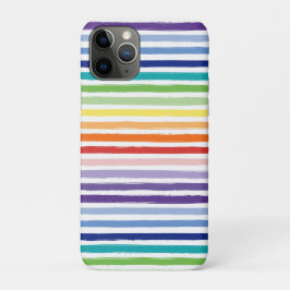 Regenboog Waterverfkwast Streeppatroon Case-Mate iPhone Case