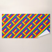 Regenboog Weefsel Badhanddoek (Badhanddoek)