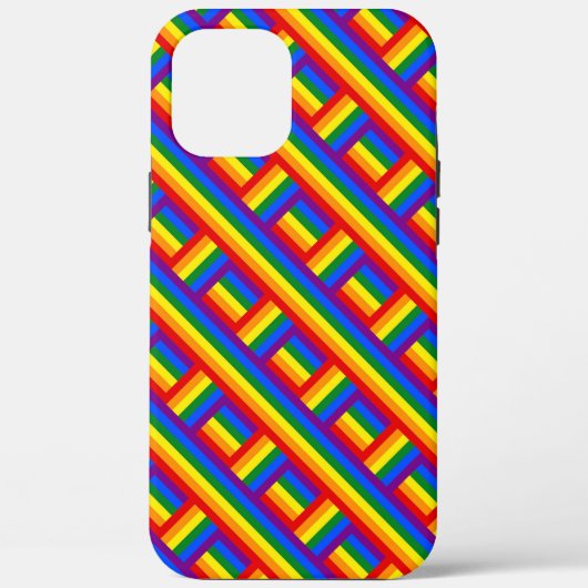 Regenboog Weefsel Case-Mate iPhone Case (Achterkant)