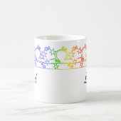 Regenboog Weegschaal Sterretje Gepersonaliseerde M Koffiemok (Center)