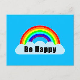 REGENBOOG - Wees Gelukkig Briefkaart