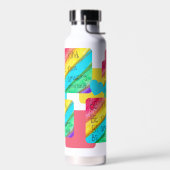 Regenboog WEES Vriendelijk WEES Jezelf Inspirerend Waterfles (Links)