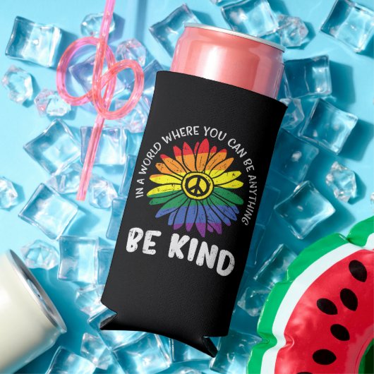 Regenboog Wereld Vriendelijk Seltzer Blikjeskoeler (Insitu Zomer)