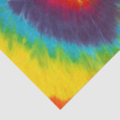 Regenboog Wervel Tie Dye Hippie Koel Tissuepapier (Detail)