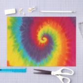 Regenboog Wervel Tie Dye Hippie Koel Tissuepapier (Craft)