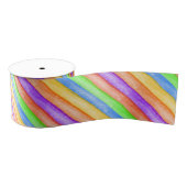 Regenboog wervellint grosgrain lint (Spoel)