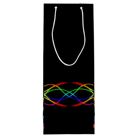 Regenboog Wijn Cadeautas (Achterkant)