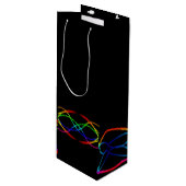 Regenboog Wijn Cadeautas (Voorkant Gekanteld)