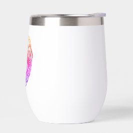Regenboog Wijn Tumbler