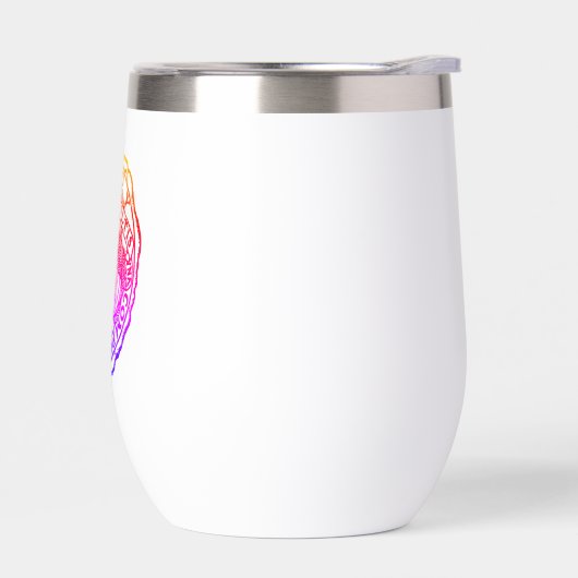 Regenboog Wijn Tumbler (Links)