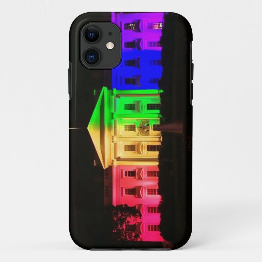 Regenboog Witte Huis Case-Mate iPhone Case (Achterkant)
