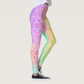 Regenboog & Witte Medaillon Leggings (Rechts)
