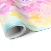 Regenboog wolken Cadeaupapier (Rol Hoek)