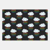 Regenboog Wolken Inpakpapier Vel (Voorkant 3)