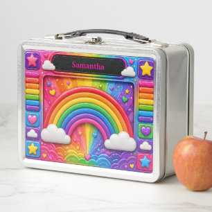 Regenboog Wolken Kleurrijke Lucht Patroonnaam