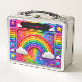 Regenboog Wolken Kleurrijke Lucht Patroonnaam