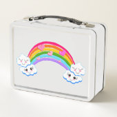 Regenboog Wolken Lunchbox (Achterkant)