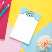 Regenboog Wolken & Sterren Monogram Post-it® Notes