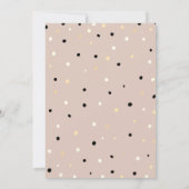 Regenboog, wolken, Stippen Virtueel Baby shower pe Kaart (Achterkant)