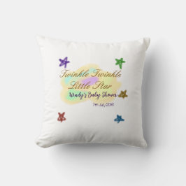 Regenboog wolken twinkelen Twinkle Little Star bab Kussen