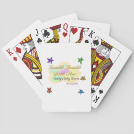 Regenboog wolken twinkelen Twinkle Little Star bab Pokerkaarten