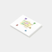 Regenboog wolken twinkelen Twinkle Little Star bab Post-it® Notes (Schuin)