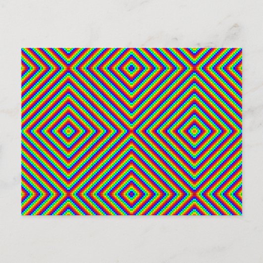Regenboog X - Ansichtkaart Briefkaart (Voorkant)