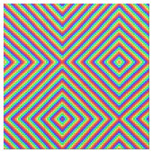 Regenboog X - Polyester Weave Stof (Close Up)