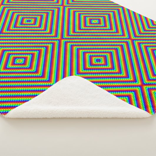 Regenboog X - Sherpa deken (3/4)