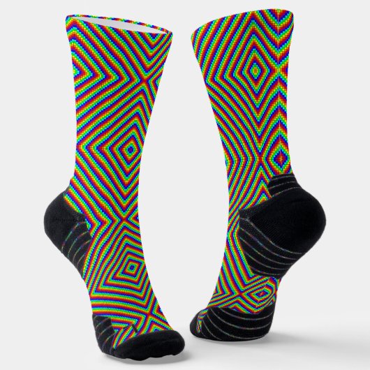 Regenboog X - sport sokken (Gebogen)