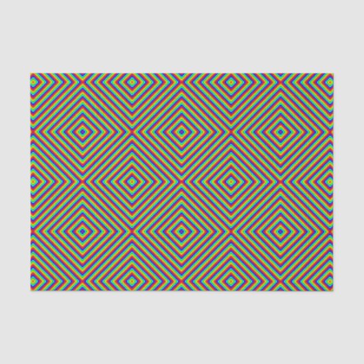 Regenboog X - Tissuepapier (Voorkant)