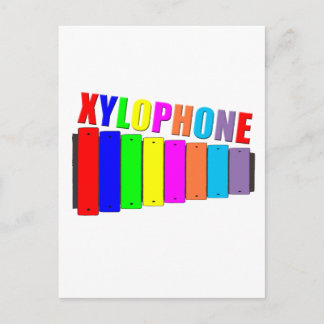 regenboog xylofoon briefkaart