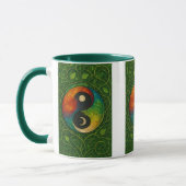 Regenboog Yin Yang Mok (Links)