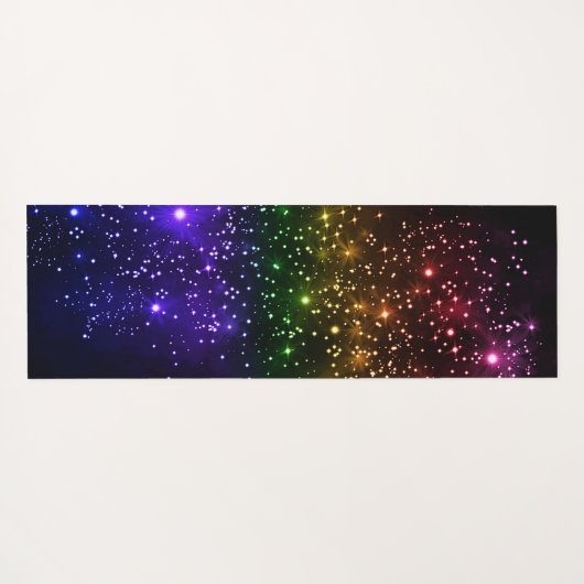 Regenboog Yogamat (Achterkant (horizontaal))