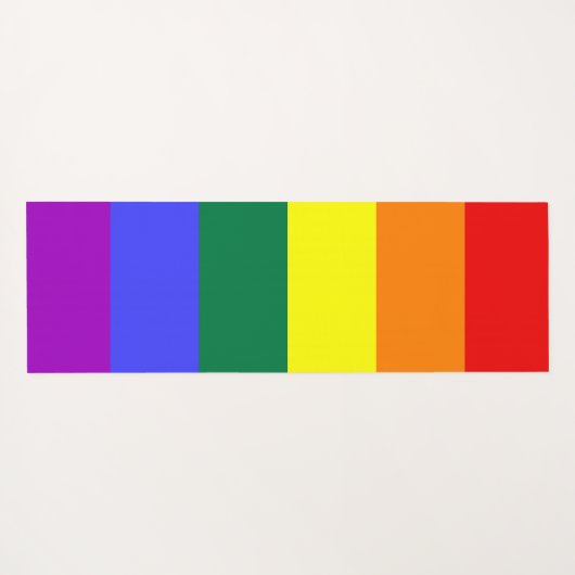 Regenboog Yogamat (Achterkant (horizontaal))