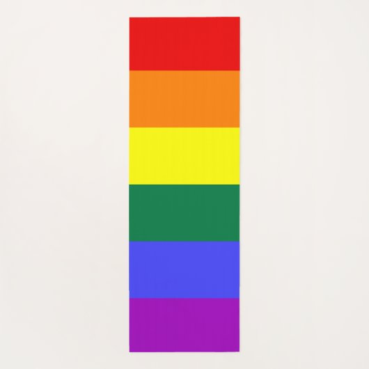 Regenboog Yogamat (Achterkant)