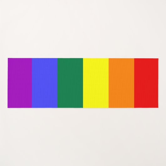 Regenboog Yogamat (Voorkant (horizontaal))