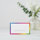 Regenboog Zakelijke Visitekaartjes (Staand voorkant)