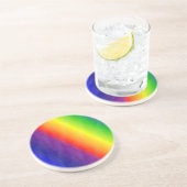 Regenboog Zandsteen Onderzetter (Zijkant)