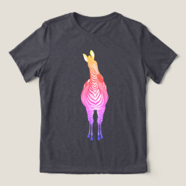 Regenboog Zebra | Show je strepen!  Tri-Blend Shirt