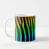 Regenboog Zebra Strepen Koffiemok (Links)