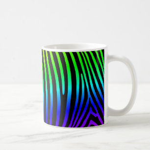 Regenboog Zebra Strepen Koffiemok