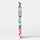 Regenboog zebra, waterverf wilde illustratie. Case-Mate iPhone case (Achterkant / Links)